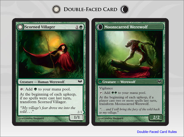 Scorned Villager (Moonscarred Werewolf) (Dark Ascension) Light Play