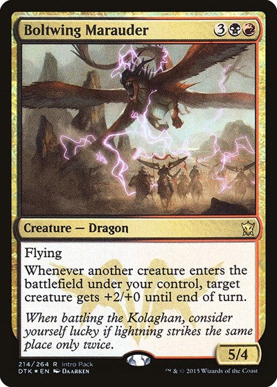 Boltwing Marauder (Promos: Unique and Miscellaneous) Light Play Foil