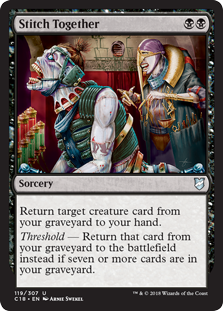 Stitch Together (Commander 2018) Light Play