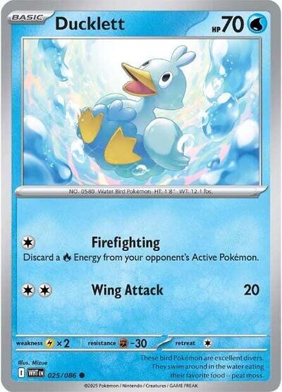 Ducklett (SV: White Flare) Near Mint
