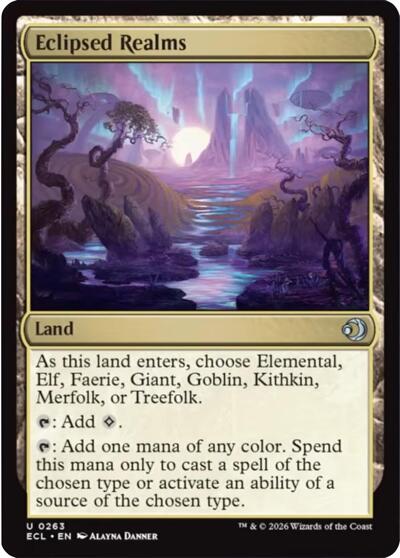 Eclipsed Realms (Lorwyn Eclipsed) Near Mint Foil