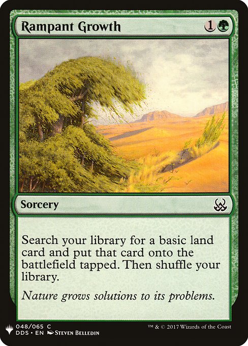 Rampant Growth (Mystery Booster) Light Play