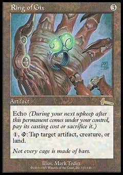 Ring of Gix (Urza's Legacy) Light Play