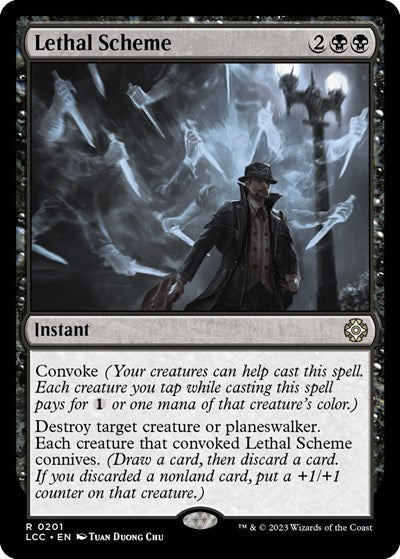 Lethal Scheme (Commander: The Lost Caverns of Ixalan) Light Play