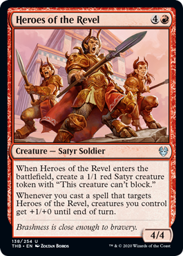 Heroes of the Revel (Theros Beyond Death) Light Play Foil