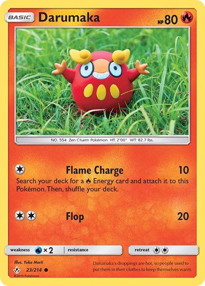 Darumaka (SM - Unbroken Bonds) Near Mint Reverse Holofoil