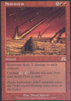 Starstorm (Onslaught) Light Play