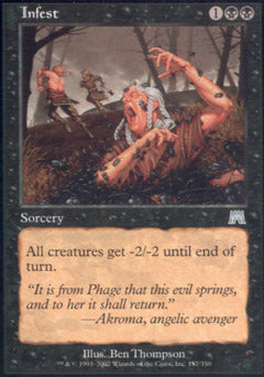 Infest (Onslaught) Light Play