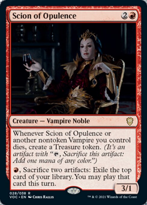 Scion of Opulence (Commander 2021 Crimson Vow) Light Play