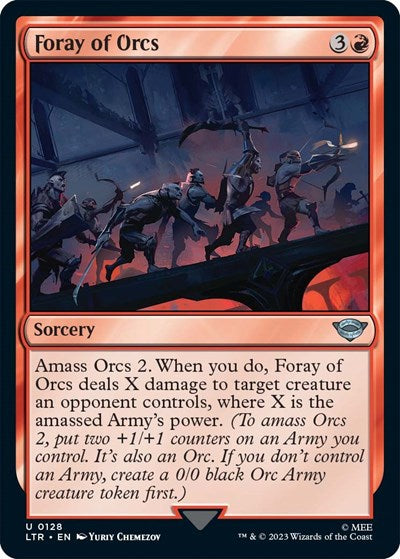Foray of Orcs (Universes Beyond: The Lord of the Rings: Tales of Middle-earth) Near Mint Foil