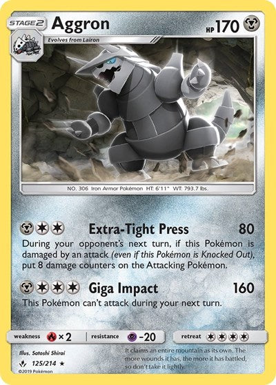Aggron (SM - Unbroken Bonds) Near Mint