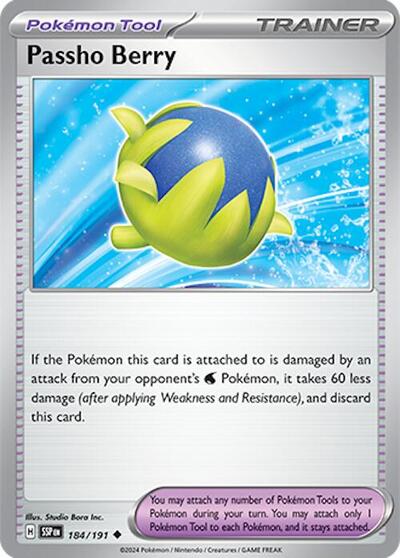 Passho Berry (SV08: Surging Sparks) Near Mint Reverse Holofoil