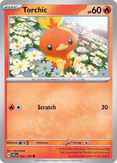 Torchic (SV09: Journey Together) Near Mint Reverse Holofoil