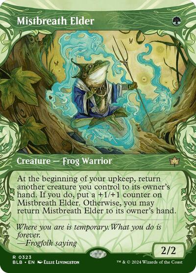 Mistbreath Elder (Showcase) (Bloomburrow) Light Play
