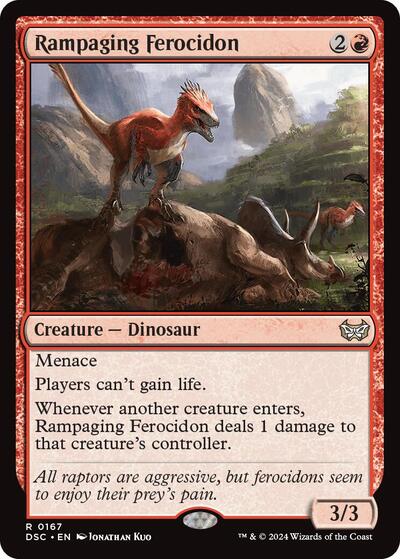 Rampaging Ferocidon (Commander: Duskmourn: House of Horror) Near Mint