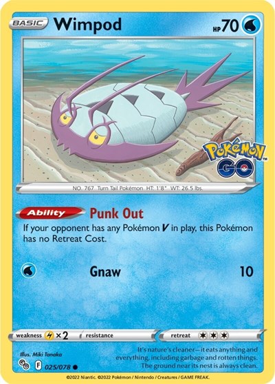 Wimpod (Pokemon GO) Near Mint