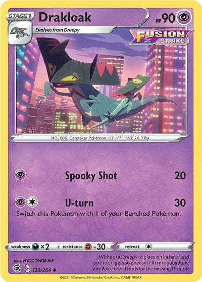 Drakloak (SWSH08: Fusion Strike) Near Mint