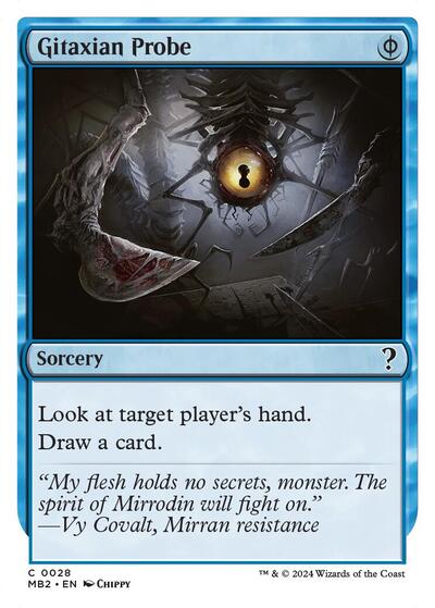 Gitaxian Probe (White Border) (Mystery Booster 2) Near Mint