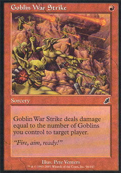 Goblin War Strike (Scourge) Light Play