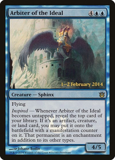 Arbiter of the Ideal (Promos: Prerelease Cards) Light Play Foil