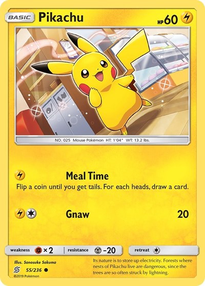 Pikachu (55) (SM - Unified Minds) Near Mint