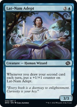 Lat-Nam Adept (The Brothers' War) Light Play Foil