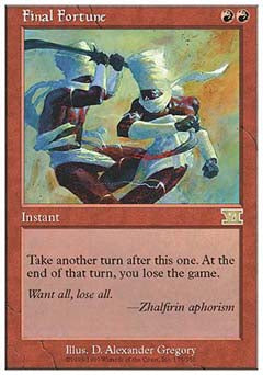 Final Fortune (Classic 6th Edition) Light Play