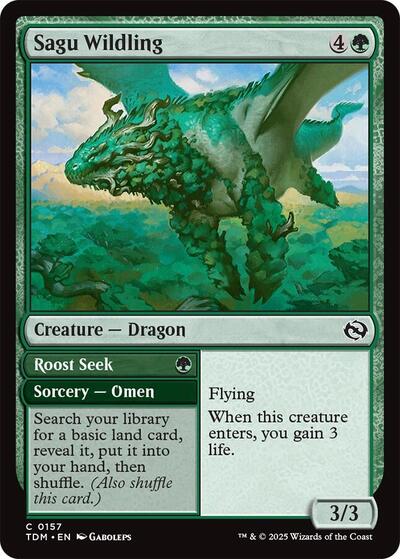 Sagu Wildling (Tarkir: Dragonstorm) Near Mint Foil