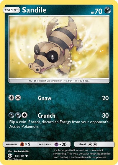 Sandile (SM Base Set) Near Mint