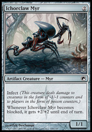 Ichorclaw Myr (Scars of Mirrodin) Light Play