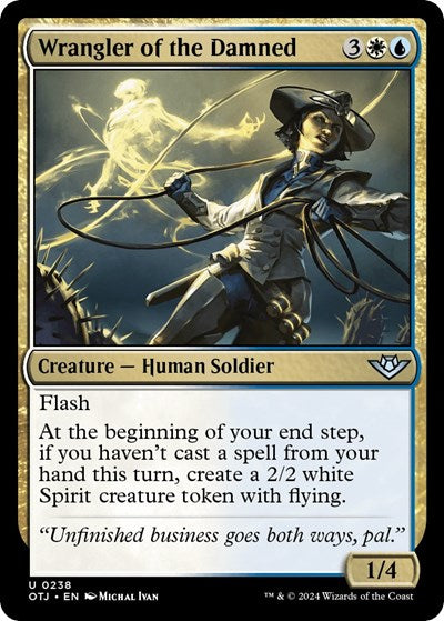 Wrangler of the Damned (Outlaws of Thunder Junction) Light Play Foil