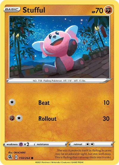 Stufful (SWSH08: Fusion Strike) Near Mint