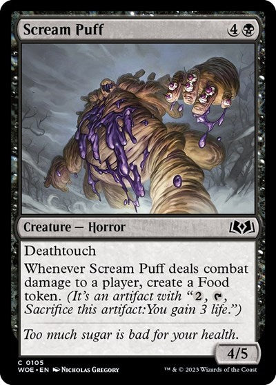 Scream Puff (Wilds of Eldraine) Near Mint Foil