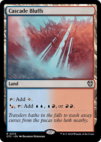 Cascade Bluffs (Commander: Outlaws of Thunder Junction) Near Mint