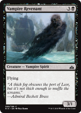 Vampire Revenant (Rivals of Ixalan) Light Play Foil