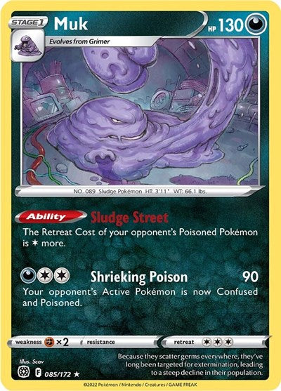 Muk (SWSH09: Brilliant Stars) Near Mint