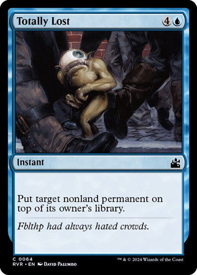 Totally Lost (Ravnica Remastered) Light Play Foil