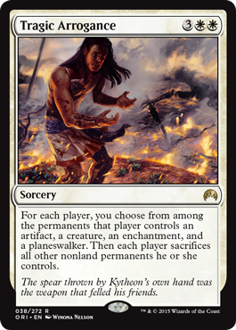 Tragic Arrogance (Magic Origins) Light Play