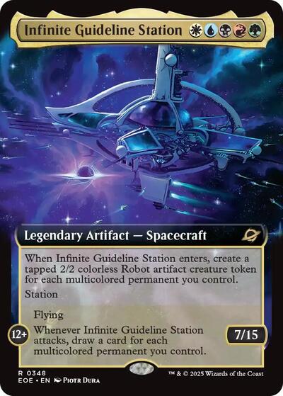Infinite Guideline Station (Extended Art) (Edge of Eternities) Near Mint
