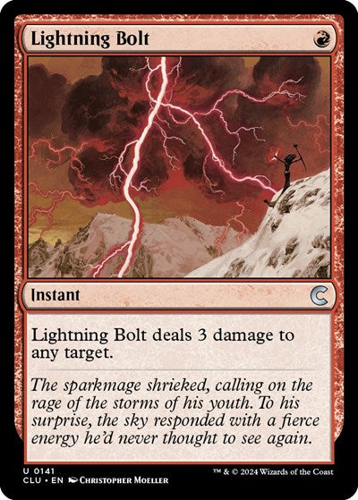 Lightning Bolt (Ravnica: Clue Edition) Light Play