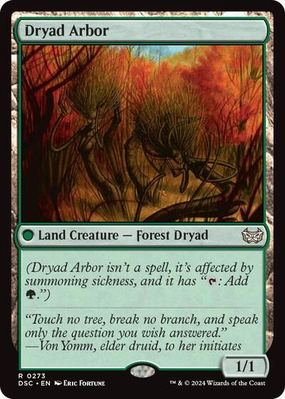 Dryad Arbor (Commander: Duskmourn: House of Horror) Near Mint