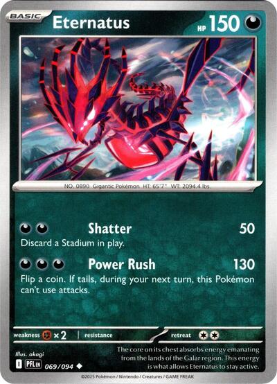 Eternatus (ME02: Phantasmal Flames) Near Mint Reverse Holofoil