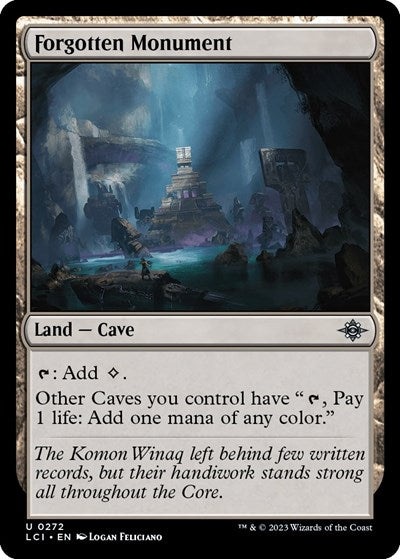 Forgotten Monument (The Lost Caverns of Ixalan) Light Play Foil