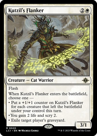 Kutzil's Flanker (The Lost Caverns of Ixalan) Light Play Foil