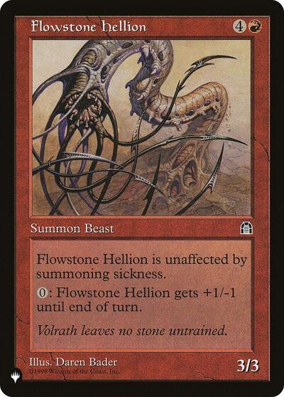 Flowstone Hellion (The List) Near Mint