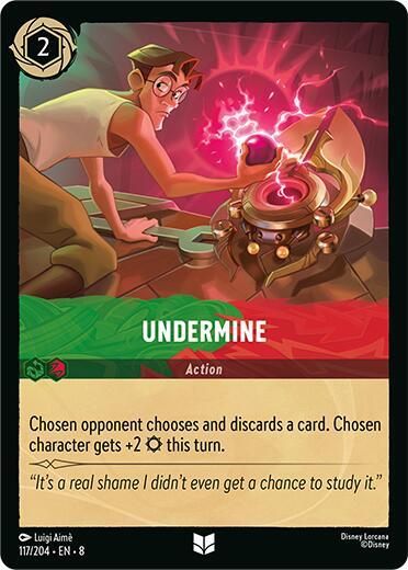 Undermine (Reign of Jafar) Near Mint Cold Foil