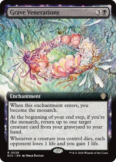 Grave Venerations (Extended Art) (Commander: Lorwyn Eclipsed) Near Mint