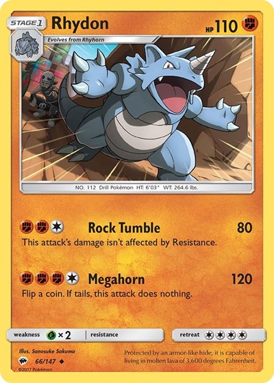 Rhydon (SM - Burning Shadows) Near Mint