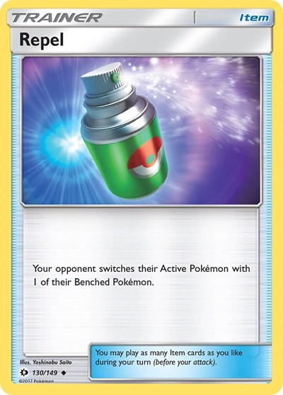 Repel (SM Base Set) Near Mint