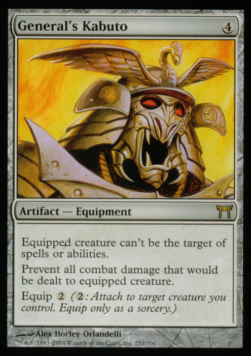 General's Kabuto (Champions of Kamigawa) Light Play